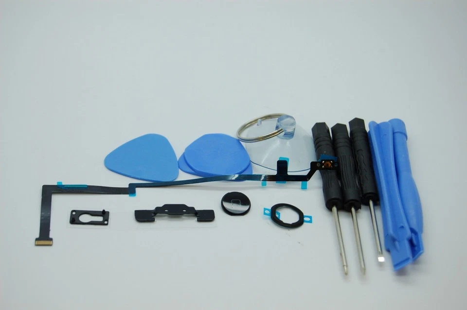 iPad Air 5 Schwarz Home Taste Kamera Halterung + Werkzeuge Bündel - Bild 1 von 1