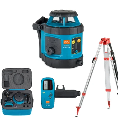 geo-Fennel ecoline Rotationslaser EL 515 Plus Baulaser SET mit Stativ Nivellier - Bild 1 von 4