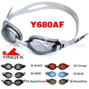 YINGFA Y680AF PROFESSIONAL RACING TRAINING SWIMMING GOGGLES ANTI-FOG <FREE SHIP> - Picture 1 of 9