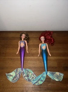 SELTENE Vintage 97 Tropical Splash Ariel + Attina Barbie Puppe Disney Die kleine Meerjungfrau - Bild 1 von 6