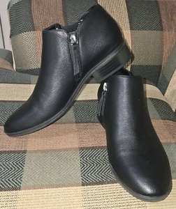 Botín Chelsea SOUL By Naturalizer Respect para mujer negro 8 ancho nuevo sin caja  - Imagen 1 de 11