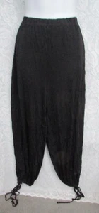 Taking Shape size 16 Black Crush Look Pull On Harem Pants new - Picture 1 of 7