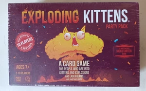 NIB Exploding Kittens Party Pack Card Game – New & Sealed Game for Adults & Kids - Picture 1 of 2