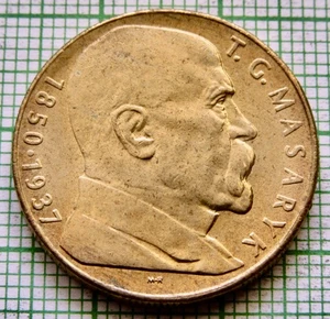 Tschechien & Slowakische Föderative Republik 1990 10 Korun, T. G. Masaryk km# 138 UNC - Bild 1 von 6