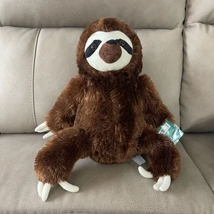 Fiesta Plush Sloth 15" Stuffed Animal Brown Soft Cuddly Toy Kids Gift Huggable - Picture 1 of 6