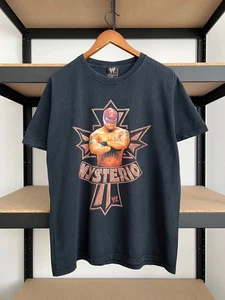 Vintage 2008 Rey Mysterio 619 WWE Black T-shirt Sz L - Picture 1 of 15