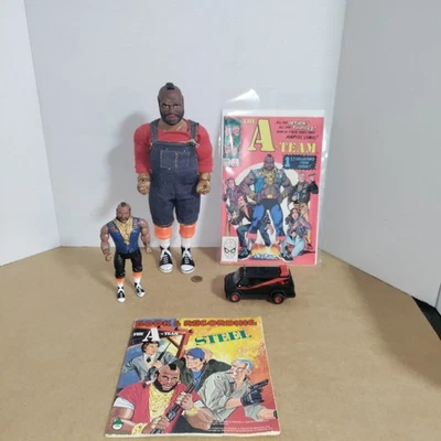 Lote de juguetes y cómics vintage A-Team/MR.T 1983-84 ¡BONITO! Foto 1 de 4