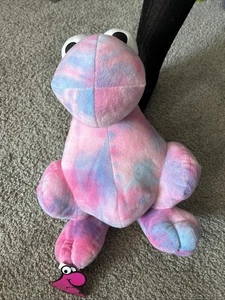 NERDS Plush Monster Pink Blue Purple Tie-Dye 13” Candy Promo Advertising - Picture 1 of 4