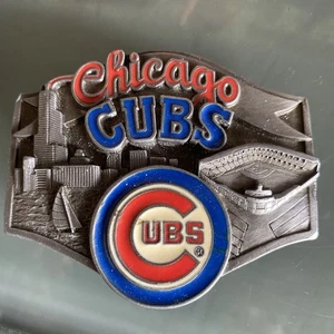 Vintage Chicago Cubs Belt Buckle - Picture 1 of 6