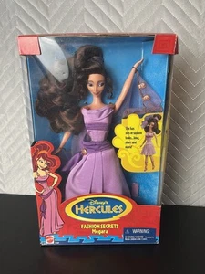 Vintage Barbie Hercules Disney Fashion Secrets Megara Meg NOS NEW NRFB DOLL 90s - Picture 1 of 11