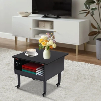 Lift Top Coffee Table Adjustable Height Coffee Table Modern Coffee Table 55*55cm - Image 1 of 4