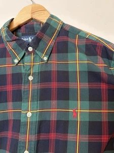 Polo Ralph Lauren Button-Up Classic Fit Oxford Shirt Men's XL Multicolor Plaid - Picture 1 of 8