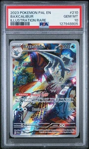 Pokemon PAL EN-Paldea Evolved #210 BAXCALIBUR ILUSTRACIÓN RARO PSA 10 127948805 - Imagen 1 de 2
