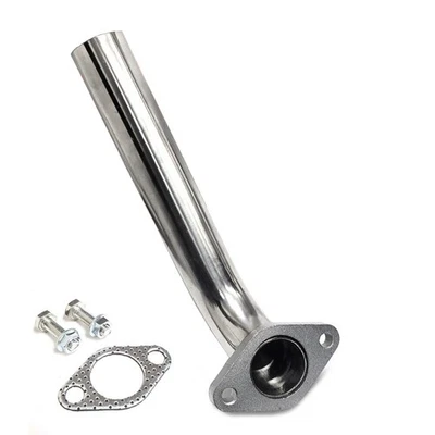 NEW 2-Bolt Wastegate SS Dump Tube For 38MM 35MM Pipe Actuator Turbo Dump - Image 1 of 4