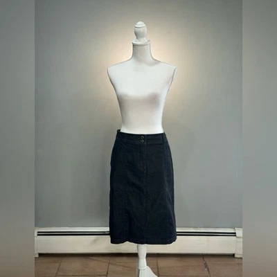 Dark Blue Denim Talbots Skirt Size 12 EUC - Image 1 of 4