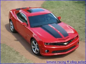 Camaro 2010-2013 Rally Vinyl Full Car Stripes Hood Trunk Chevy RS SS Decals - Picture 1 of 2