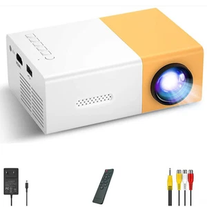 Mini Tragbares LED Projektor 1080P HD Heimkino Theater System PC Laptop Handy - Bild 1 von 15