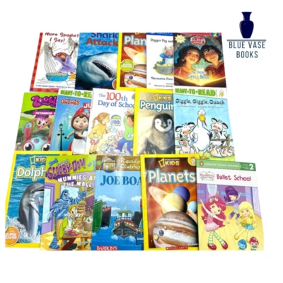 Level 2 reader lots scholastic all about reading books kids -paperback -GOOD - Image 1 of 4