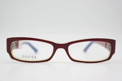 Gafas Vintage GUCCI GG 3007 Rojo Bronce Multicolor Ovaladas Montura - Imagen 1 de 4