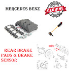 Rear Brake Pad With Sensor For Mercedes Gl450 Ml350 Gla45 Slc43 Slk55 Amg Cla45