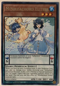 Yugioh Ancient Guardians ANGU-DE016 MiSolfachord Eliteia Rare NM/M - Bild 1 von 1