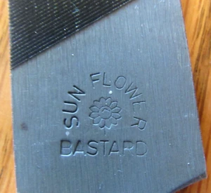 Vintage FILE, BASTARD 14" JK SUN FLOWER - Picture 1 of 9