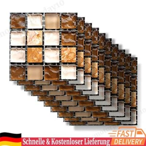 10 Stück/Set Mosaik-Wandfliesenaufkleber, wasserfest, selbstklebend (MSC044) - Bild 1 von 8