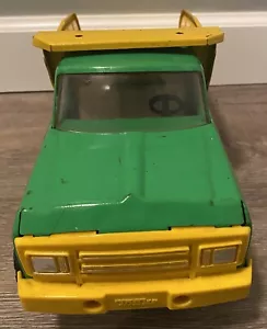 Vintage Tonka dump truck XR-101 Green / Yellow Metal - Picture 1 of 5