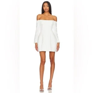 NWT Elliatt white Vida bridal mini dress Small - Picture 1 of 13