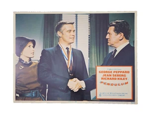 Lobby Card Pendulum #6 Original Vintage 1969 George Peppard Jean Seberg 69/30 - Picture 1 of 4