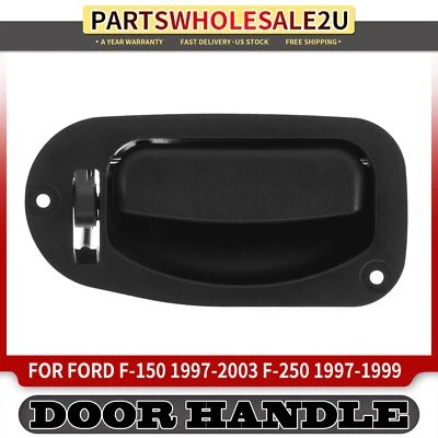 Manija de puerta interior negra texturizada para conductor trasero para Ford F-150 F-150 Heritage Foto 1 de 4