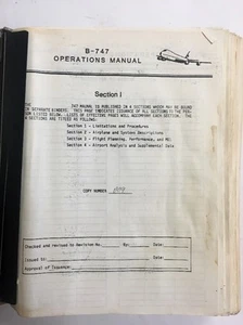 Boeing B747 Air Hawaii Original Operations Manual - Bild 1 von 12