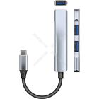 Electrovision USB-C  to 3 USB-4 Sockets and Socket OTG Adaptor 65mm Lead