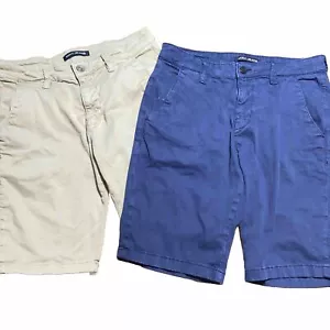 Mavi Jeans Jacob pantaloncini elasticizzati blu e kaki flat chino uomo taglia 31 lotto di 2!! - Foto 1 di 19