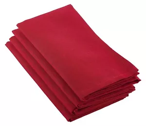 Set SARO LIFESTYLE 71763 R20S Classic Design Napkins Red 20" Set of 4 Natala - Picture 1 of 1