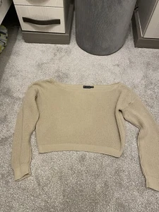 Pretty Little Thing Crop Jumper Size S/M - Picture 1 of 4