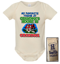 One-piece HoneVille™ Infant Creeper Natural k-295 favorite thing grandma's house