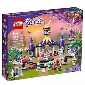 LEGO Friends Montagne russe Magiche Funfair 41685 Kit di Costruzione TemaParkToys NUOVO - Foto 1 di 8