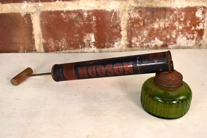 Barattolo Depressione Verde Spruzzatore/Spolverino Hudson Vintage anni '50 Made in USA - Ottimo - Foto 1 di 5