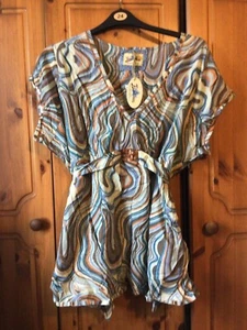 BNWT Joe Browns Size 26 Swirl & Sequin Top - Picture 1 of 4