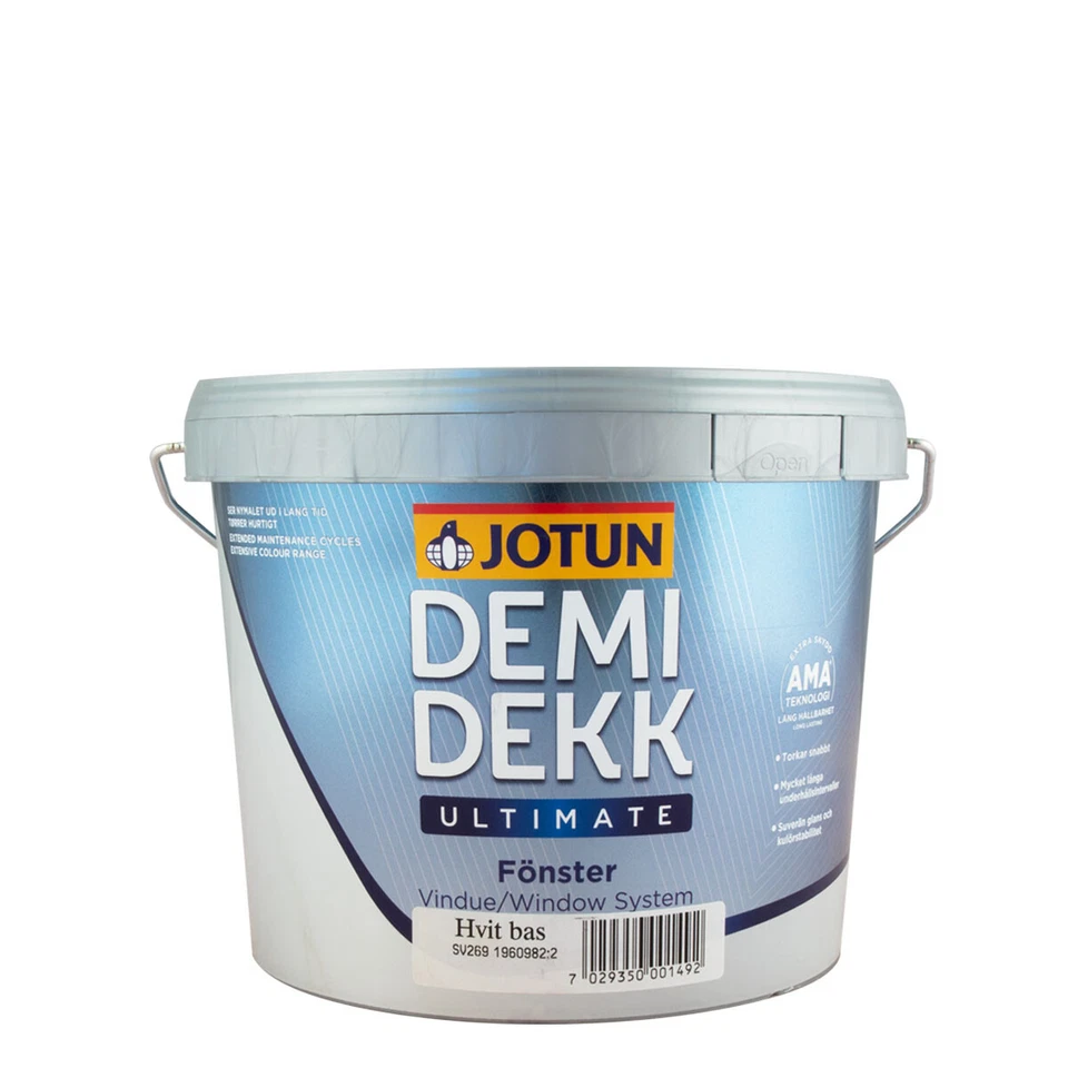 Jotun Demidekk Infinity Details 2,7L weiss, deckende Holzfarbe, Fensterfarbe - Bild 1 von 1