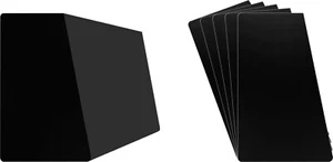 (300) Comic Book Bin Index Divider Cards - Sloped 7"x11" - Black Standard 30mil - Picture 1 of 2