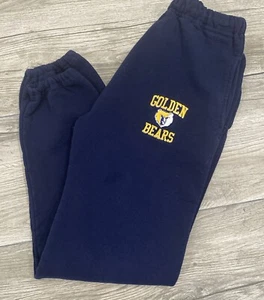 Golden Bears Navy Sweat pants Size Youth Large Jerzees Super Sweats - Picture 1 of 6