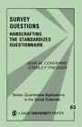 Survey Questions: Handcrafting the - Paperback, by Converse Jean M.; - Good