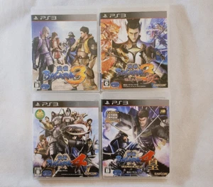 Lot 4 Sengoku Basara 3 & Utage & 4 & Sumeragi PS3 Playstation 3 CAPCOM Tested - Picture 1 of 11
