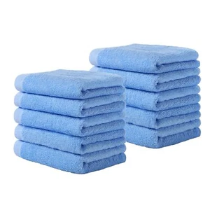 Luxury Washcloths Towel Set 10 Pack Baby Wash Cloth for Bathroom-Hotel-Spa-Ki... - Picture 1 of 7