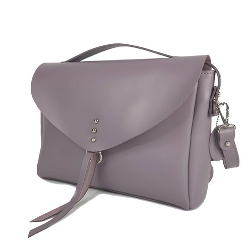 COACH Borsa a tracolla da donna in pelle per borsetta da donna borsa messenger lilla