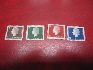 CANADA Unitrade #O46-O49 QUEEN ELIZABETH II CAMEO OVERPRINT G SET OF 4 MNH - Picture 1 of 2