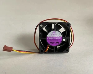 Bi-Sonic BP602512HL-03 60x60x25mm DC12V 2-Ball Bearing Cooling Fan w/3-Pin - NEW - Afbeelding 1 van 4