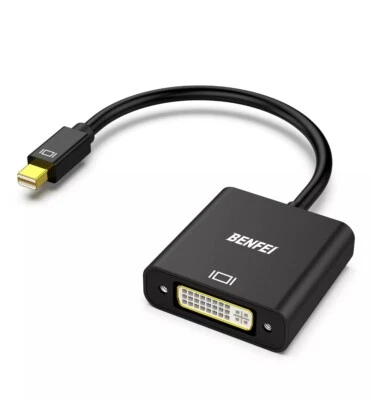 BENFEI Mini DisplayPort to DVI Gold-Plated Mini DP to DVI Thunderbolt Compati... - Image 1 of 4